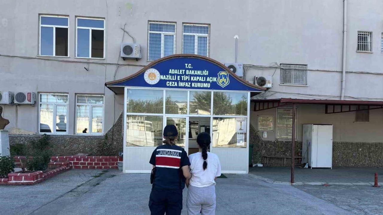 Nazilli'de 9 yıl 2 ay cezası bulunan genç kadın fiziki takiple yakalandı