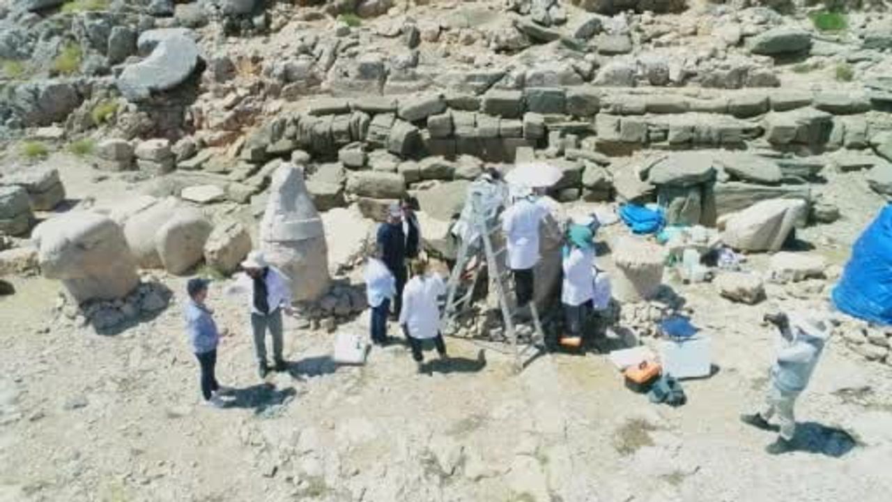 Nemrut'un heykellerine beş yıllık bilim destekli koruma kalkanı