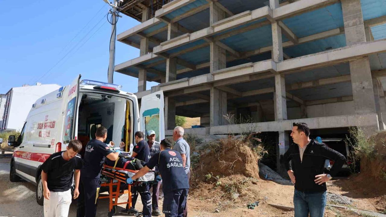 Nevşehir'de kontrol için girdiği inşaattaki tahta kırıldı, mühendis ağır yaralandı