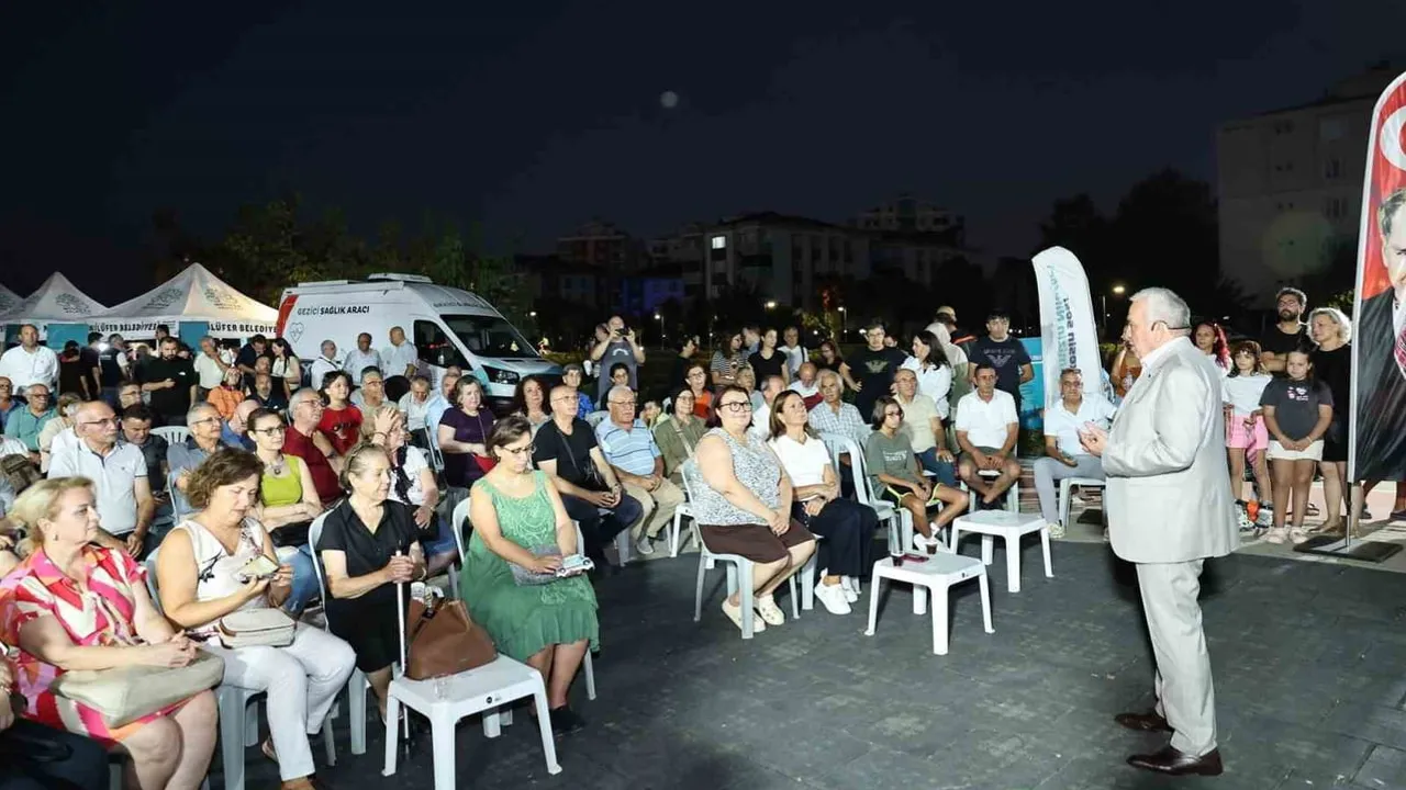 Nilüfer'de akşam çayıyla mahalle gündemi masaya yatırıldı