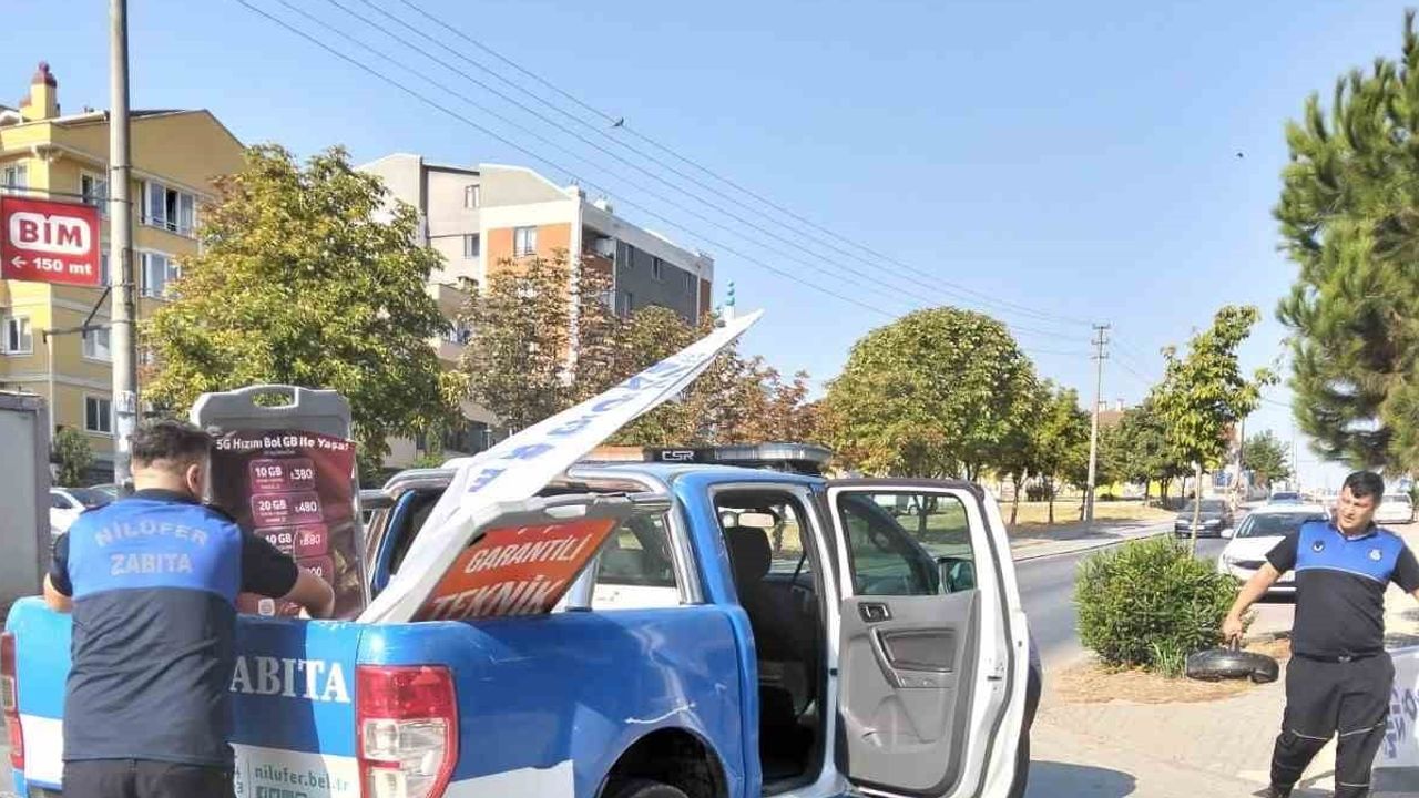 Nilüfer'de yaya önceliği: 11 mahallede kaldırımlar işgalden arındırıldı