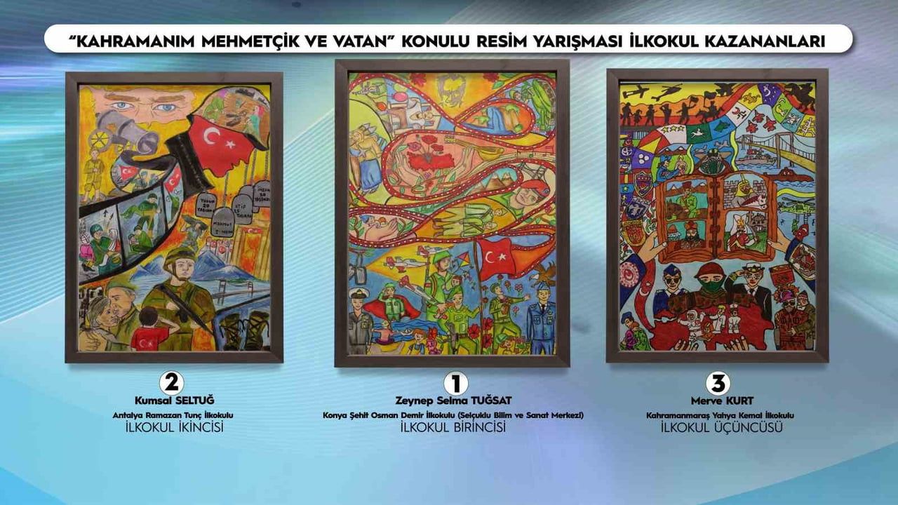 Öğrencilerin Mehmetçik sevgisi halk oylamasıyla seçildi