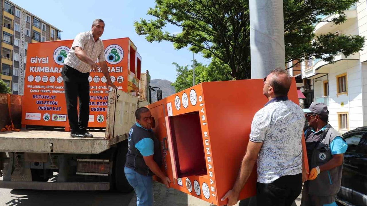 Oltu'da kullanılmayan kıyafetler için 50 kumbaralı seferberlik