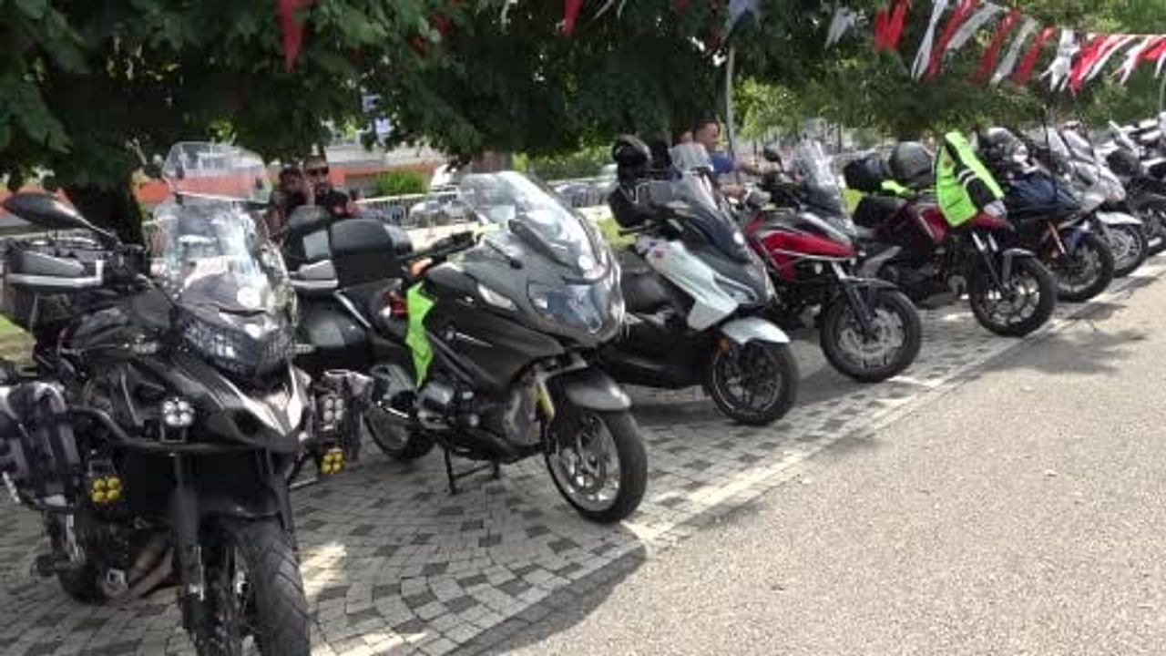 Ordu'da motosiklet sürücülerine uygulamalı güvenlik eğitimi
