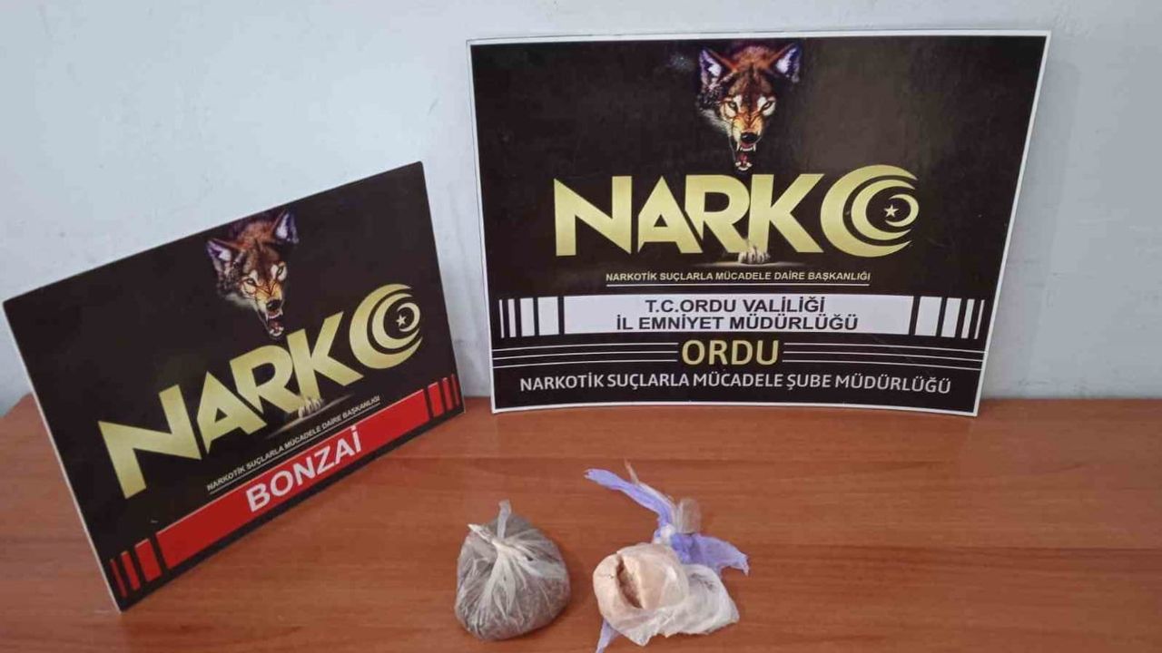 Ordu'da uyuşturucu operasyonlarında üç kişi tutuklandı