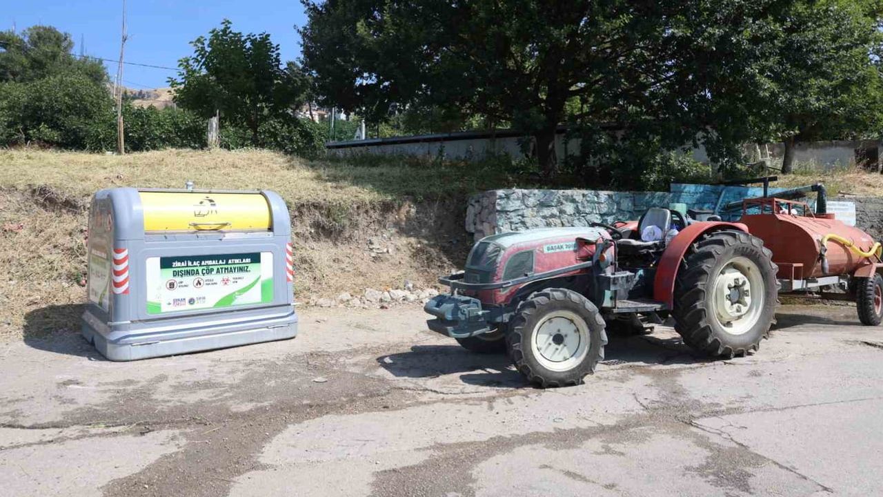 Osmangazi kırsalında zirai atıklar için dönüşüm noktaları kuruldu