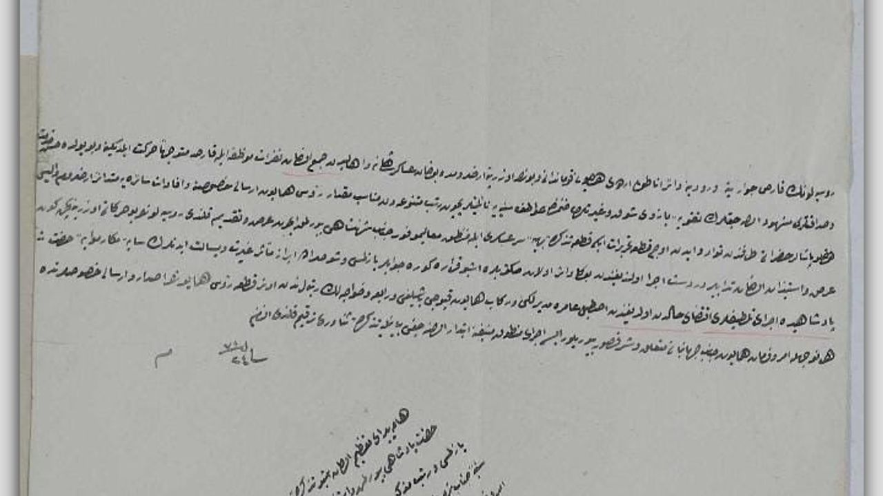 Osmanlı belgesi Erzurum'un savunmadaki önemini ortaya koydu