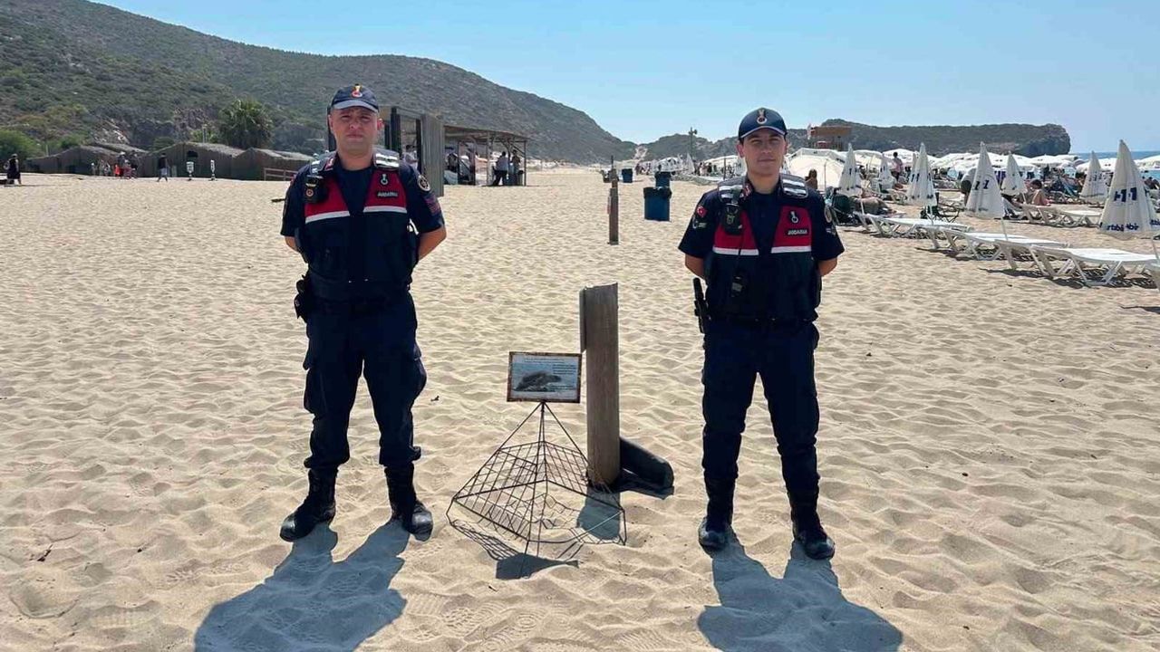 Patara'da yuvalar jandarma gözetiminde