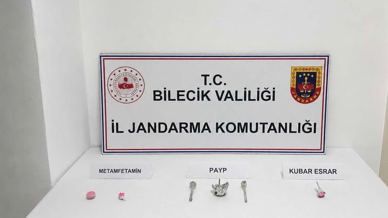 Pazaryeri'ne uyuşturucu getiren şüpheli jandarmanın takibiyle yakalandı