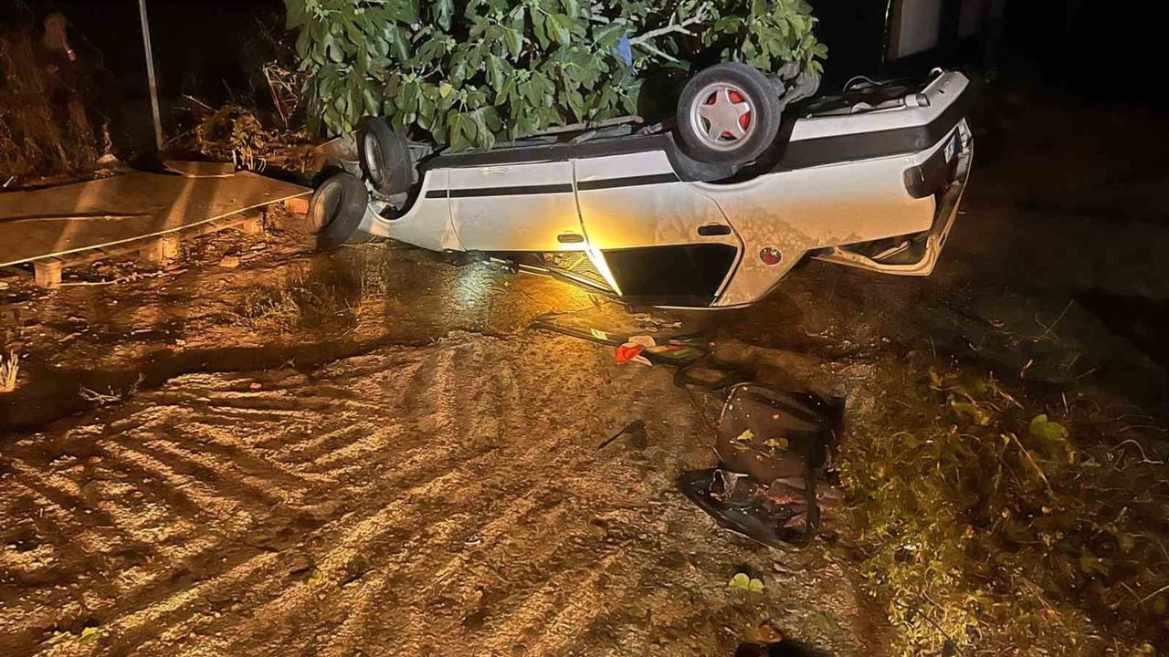 Pehlivanköy’de evin bahçesine giren otomobilin sürücüsü yaralandı