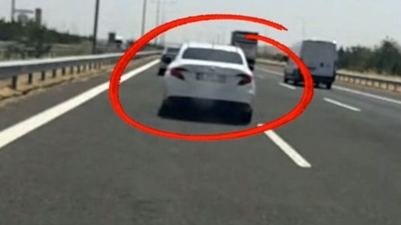 Plakasını örten araç jandarmanın radarına takıldı: 30 gün trafikten men