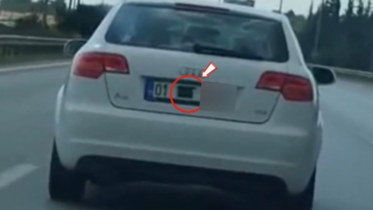 Plakayı kapatarak seyreden sürücüye ağır ceza: araç 30 gün trafikten men