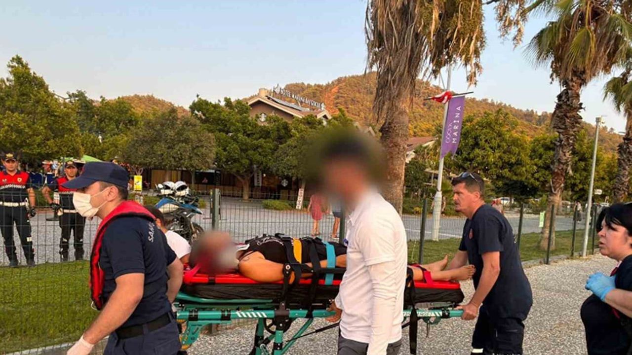 Sahil Güvenlik yaralı yolcuyu Fethiye açıklarında tıbbi tahliye etti
