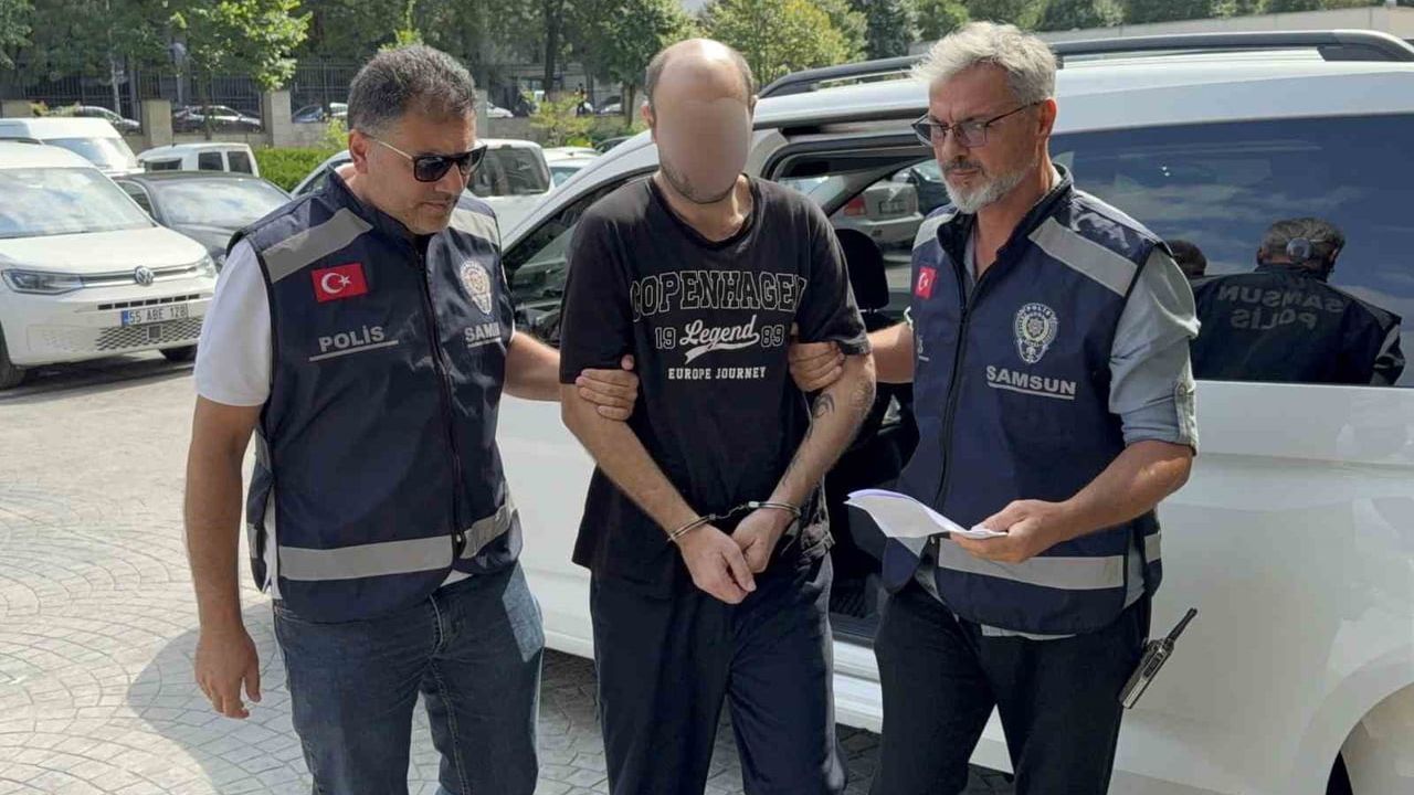 samsun atakum'da gbt kontrolünde aranan kişi yakalandı