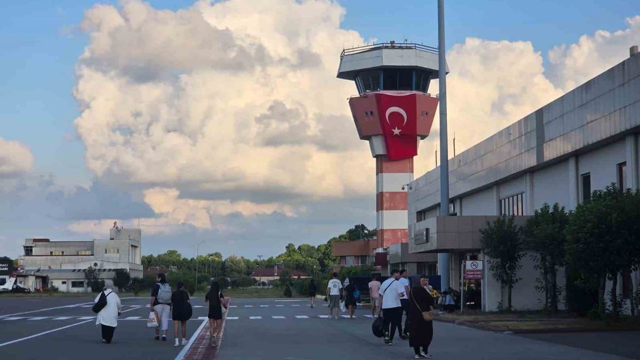 Samsun Çarşamba havalimanı temmuzda 169 bin yolcu ağırladı, ocak-temmuzda 957 bine yaklaştı