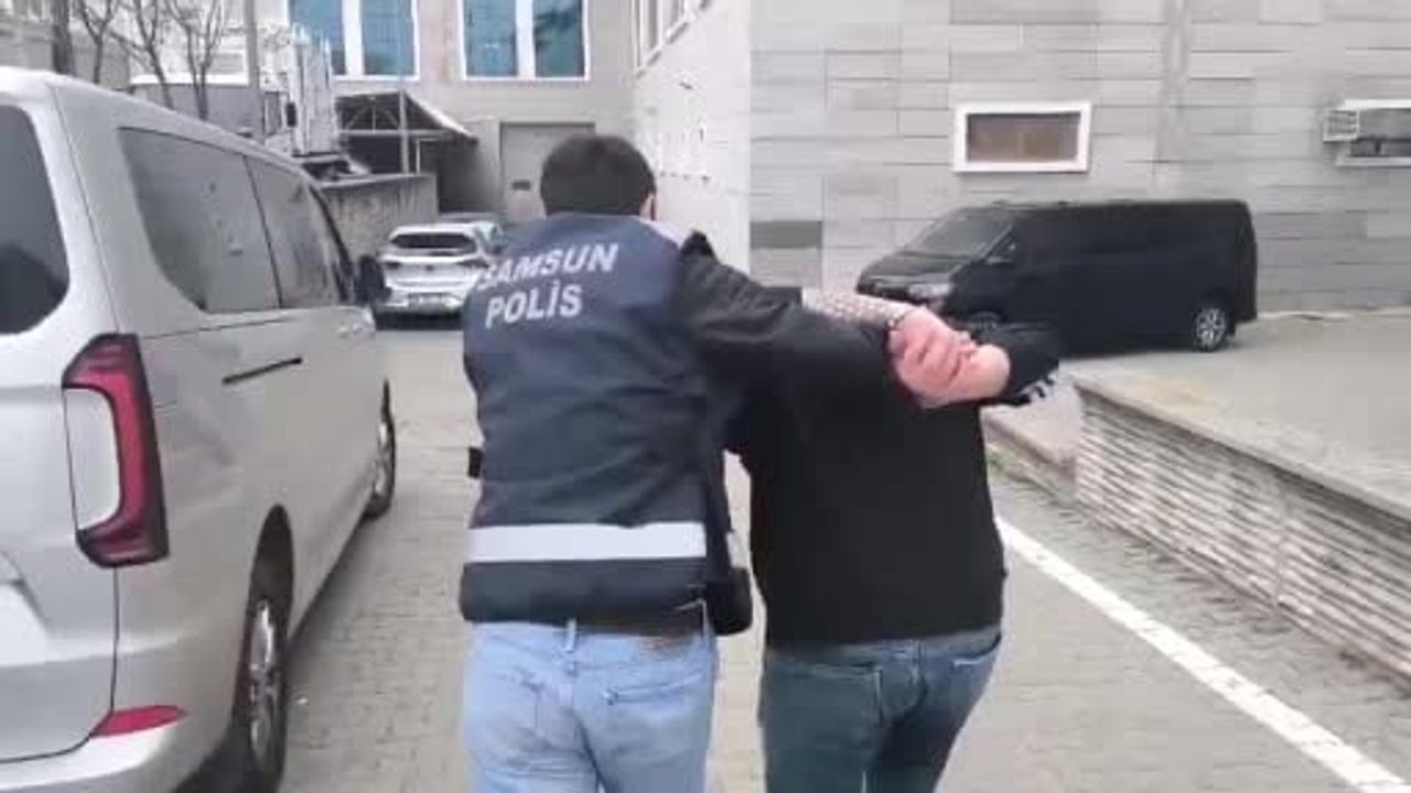 Samsun'da 8 yıl 4 ayla aranan S.C. yakalandı