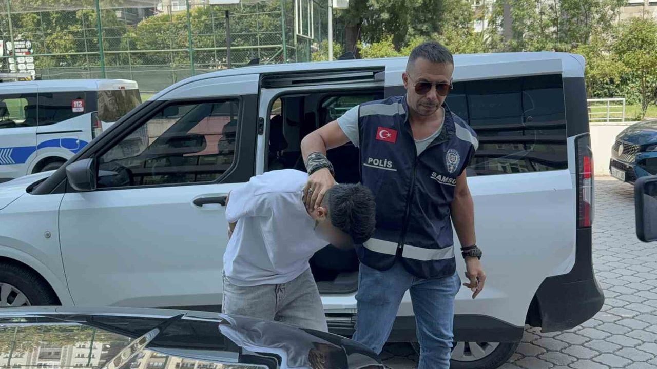 Samsun'da darp ve kızgın kepçe iddiasıyla şüpheli adliyeye sevk edildi
