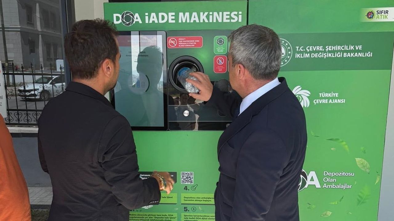 Samsun'da DOA sistemiyle iki milyonun üstünde ambalaj ekonomiye döndü