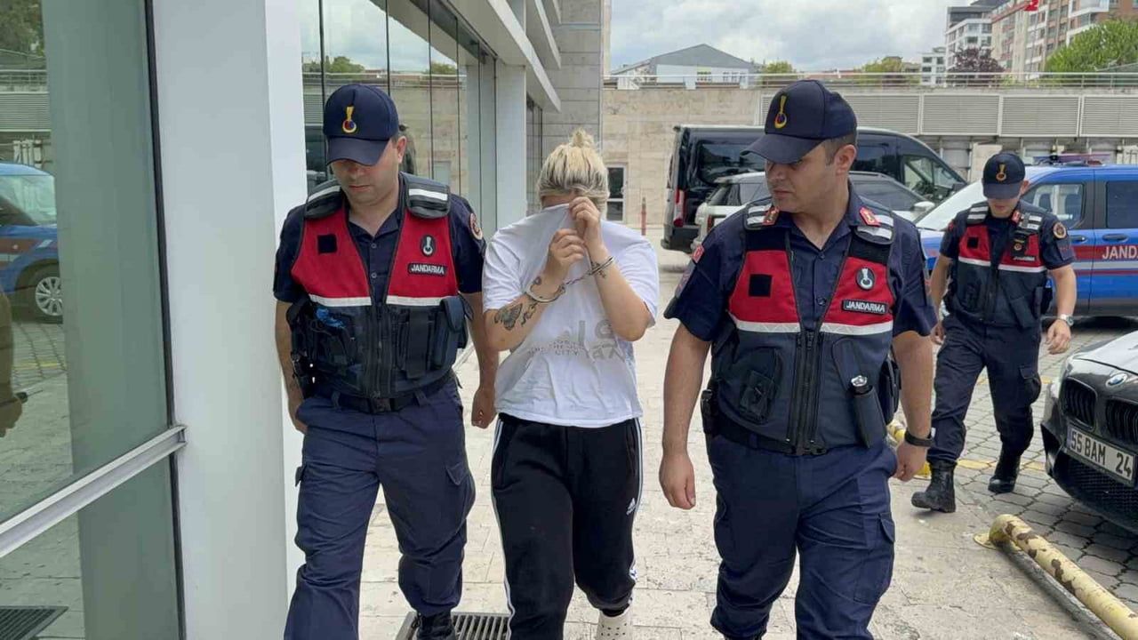 Samsun'da kesinleşmiş hapis cezası bulunan kadın jandarma ekiplerince yakalandı