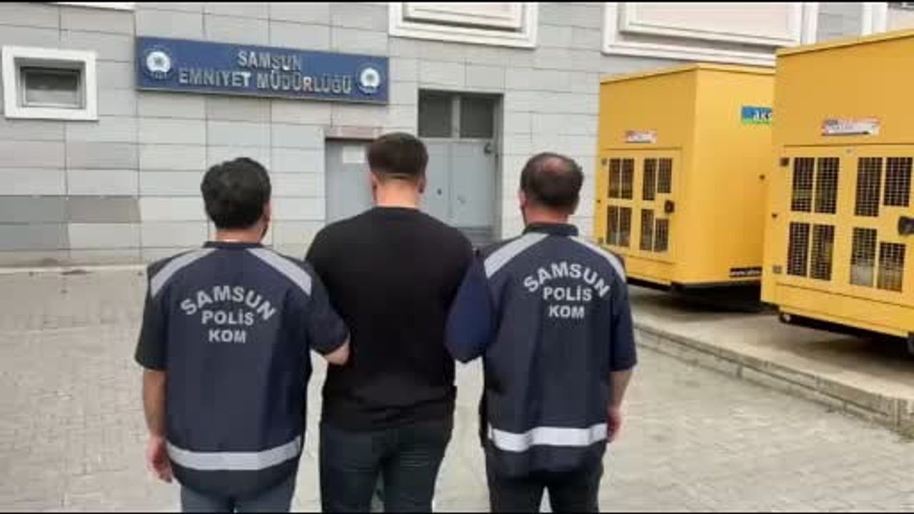 Samsun'da KOM ekipleri firari hükümlüyü adliye işlemlerinin ardından cezaevine teslim etti