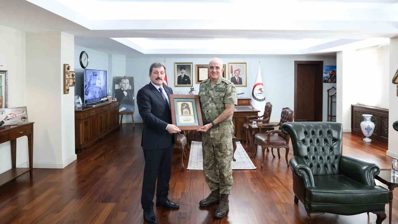 Samsun'dan Tekirdağ 5. Kolordu komutanlığına veda ziyareti