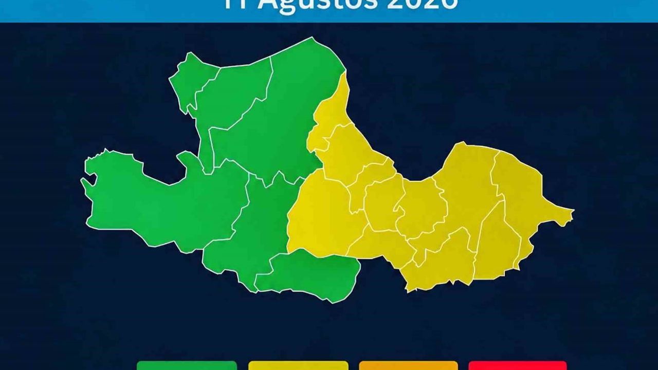Samsun'un doğu kesimlerine sarı kodlu yağış uyarısı