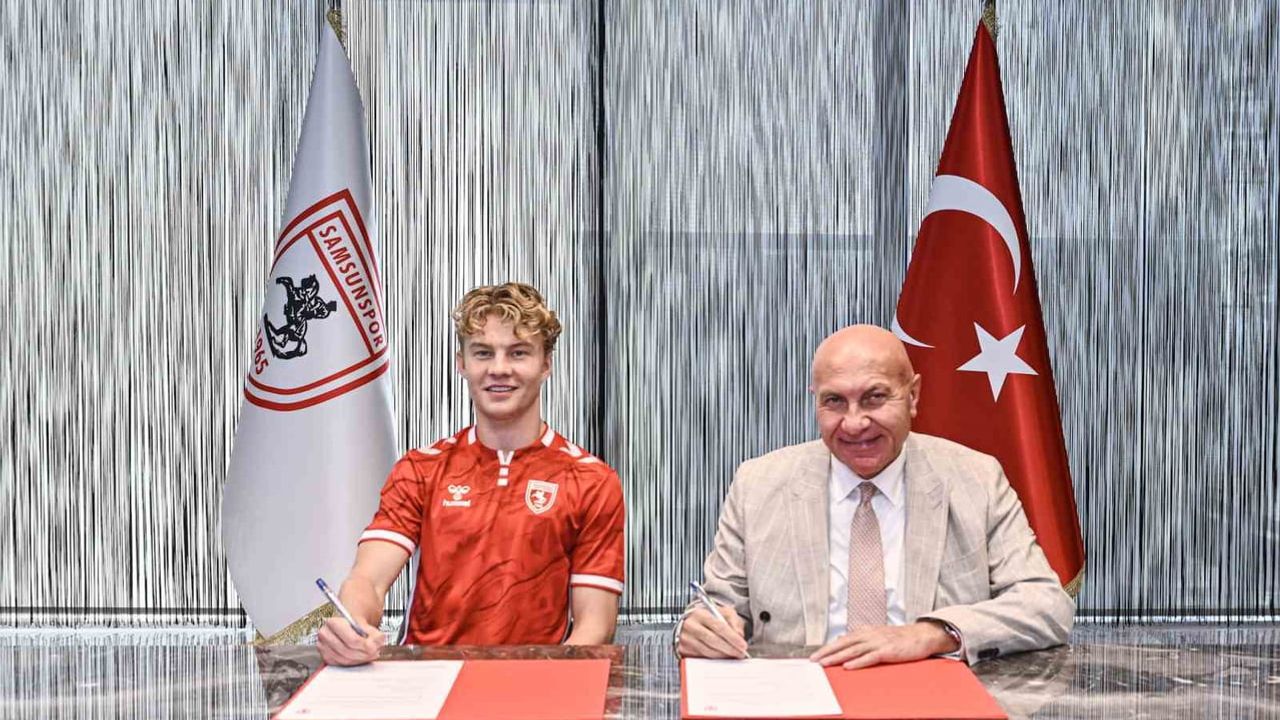 Samsunspor geleceğe yatırım yaptı: Oskar Ohlenschlger ile 5 yıllık sözleşme