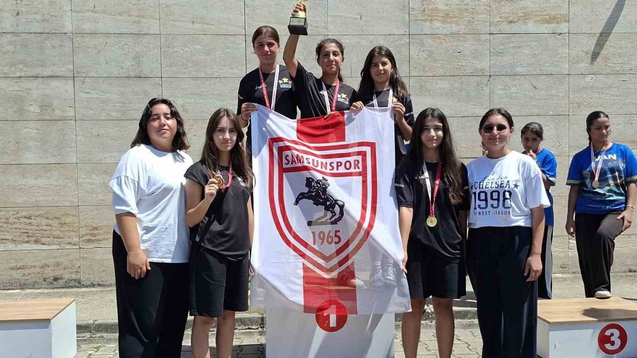 Samsunspor'un yıldız kızları boccede Türkiye şampiyonu
