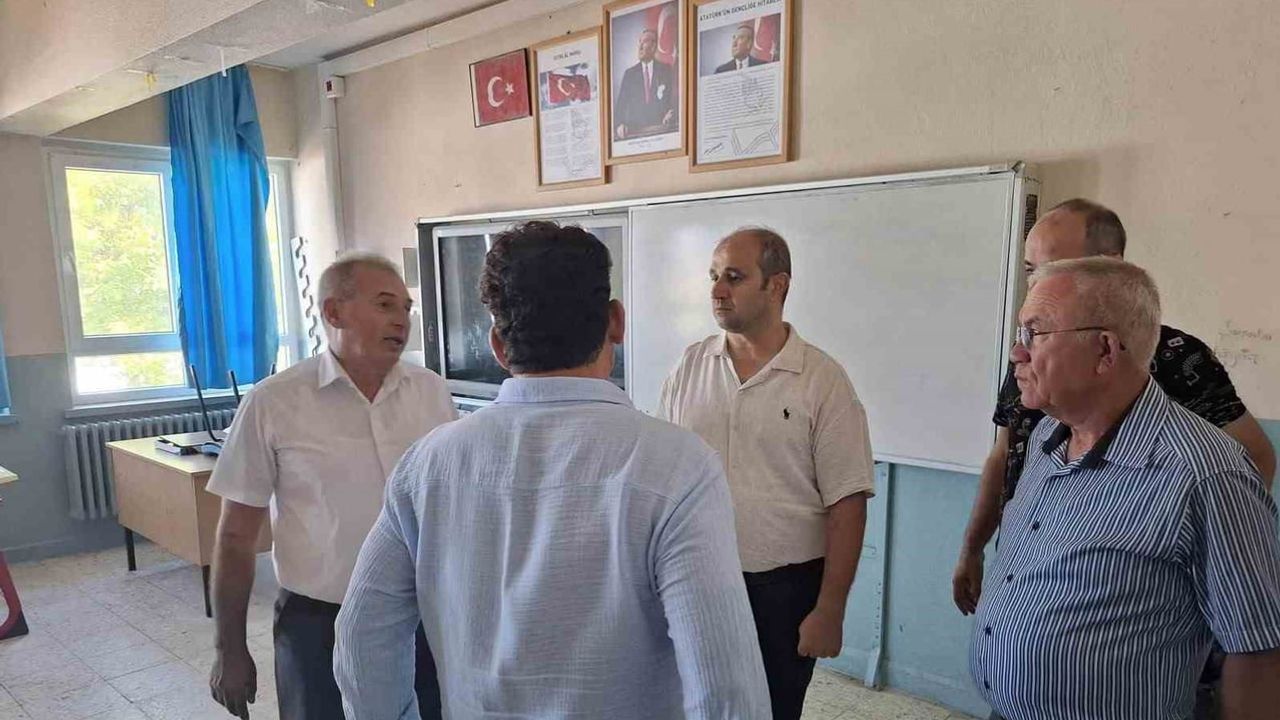 Sarıgöl'de yeni eğitim yılı için okul hazırlıkları yerinde incelendi