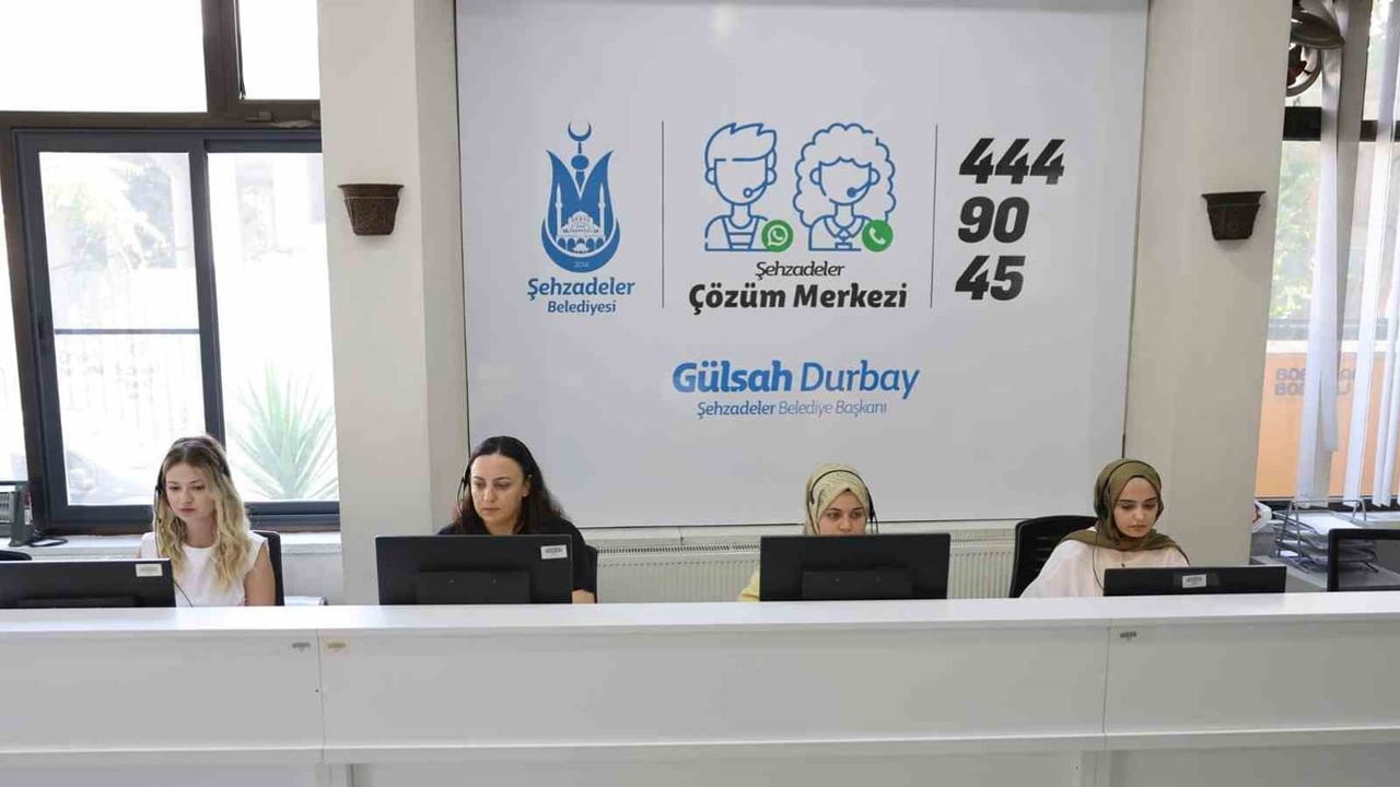Şehzadeler'de çözüm merkezinin 7 aylık bilançosu: 5 bin 596 işlem sonuçlandı