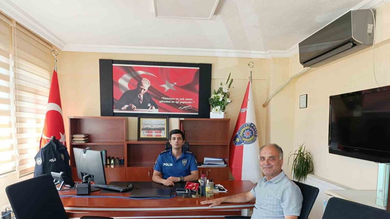 Selendi emniyetinde görev yükselişi: Emre Gevanci baş komiserliğe terfi etti