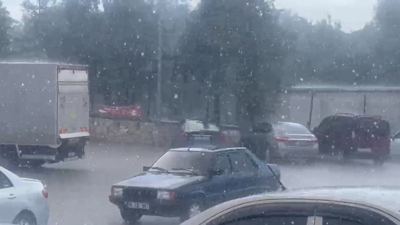 Serinlik getiren sağanak: Sivrihisar rahat nefes aldı