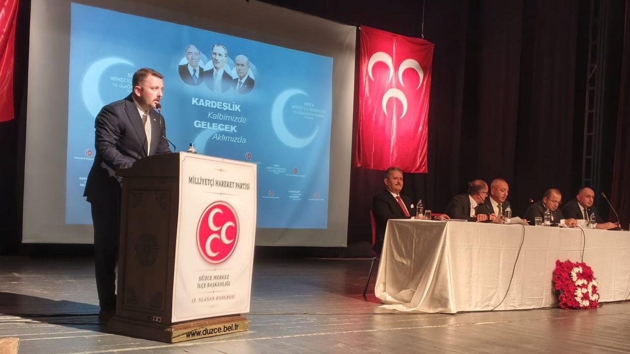 Sertoğlu güven tazeledi, MHP Düzce merkezde yeni dönem başladı