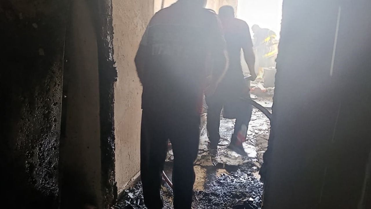 Siirt'te kız yurdunda duman paniği: bir personel hafif yaralandı