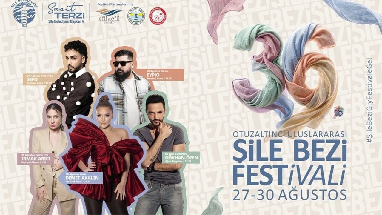 Şile'de kültürle müziğin buluşması: kortej ve Sefo konseriyle festival başladı