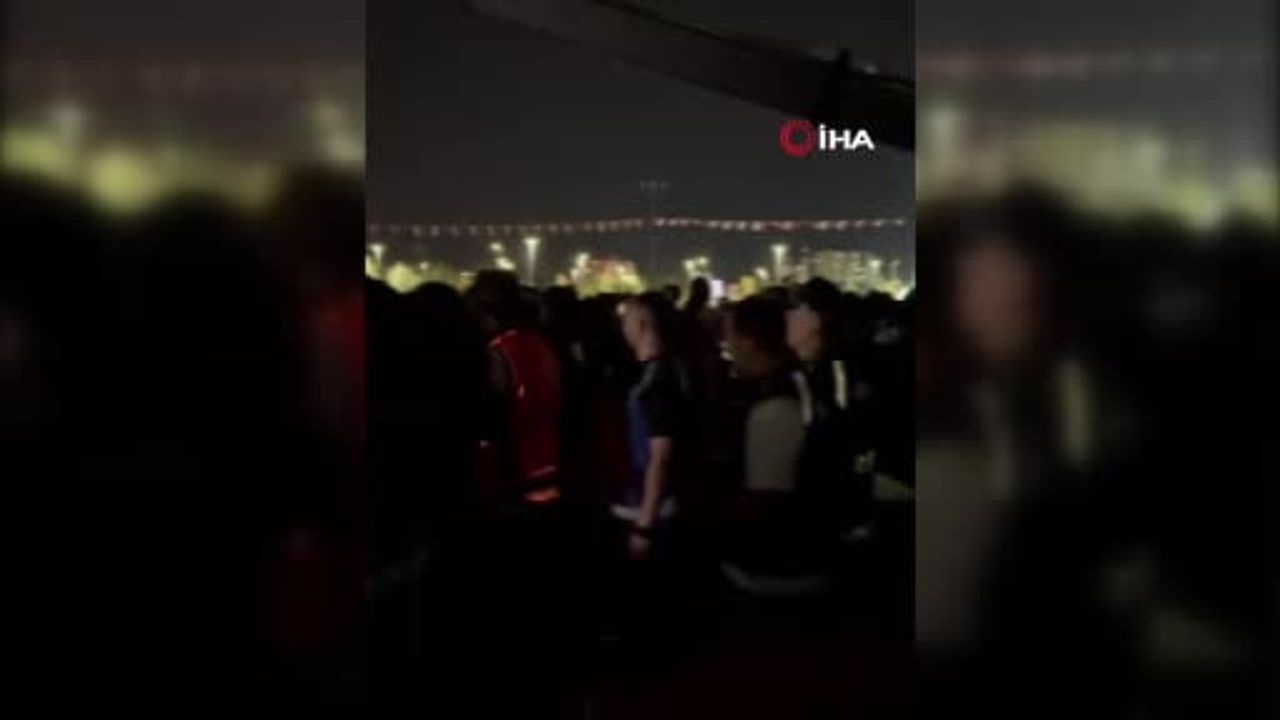 Sincan konserinde arbede: Semicenk sahnede uyarıda bulundu