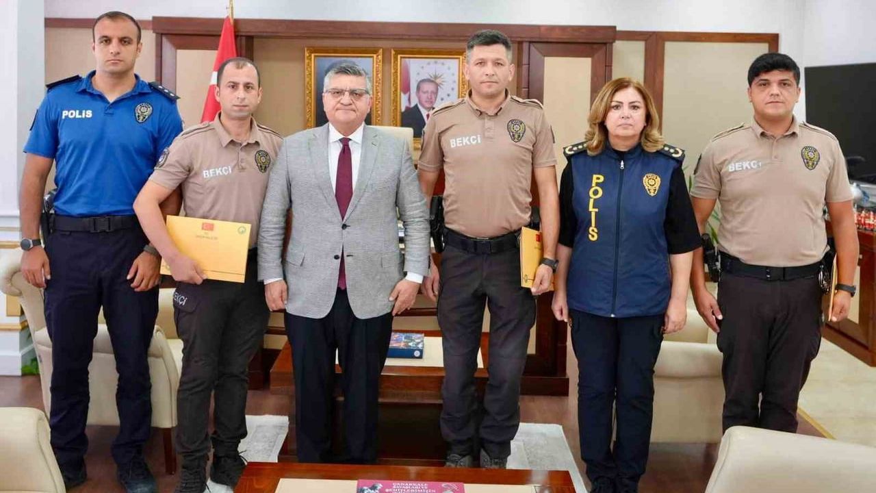 Sinop'ta görevdeki kararlı çaba: mahalle bekçilerine başarı belgesi