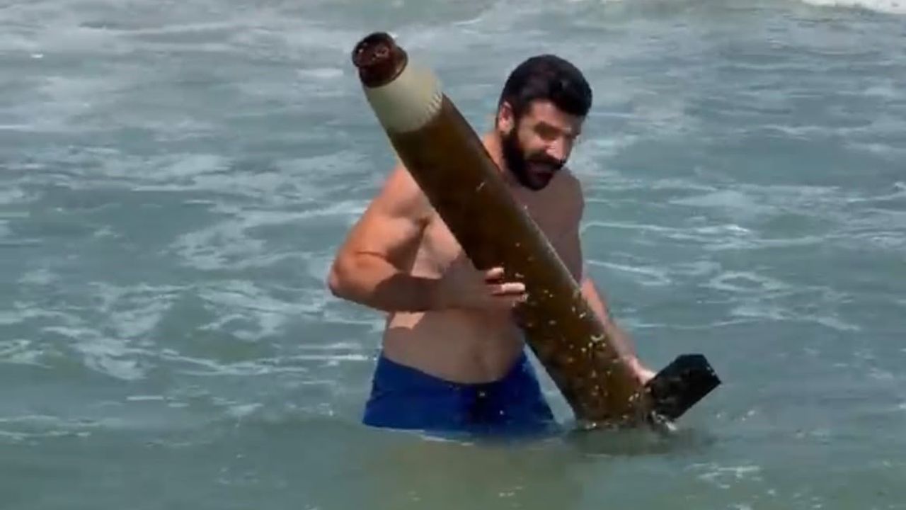 Sinop'ta sahile vuran şüpheli cisim teknik incelemeye alındı