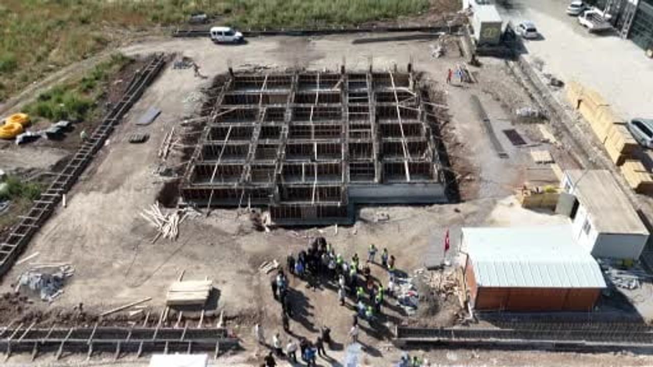 Sivas'ta sanayi sitesine acil müdahaleyi hızlandıracak sağlık tesisinin temeli atıldı