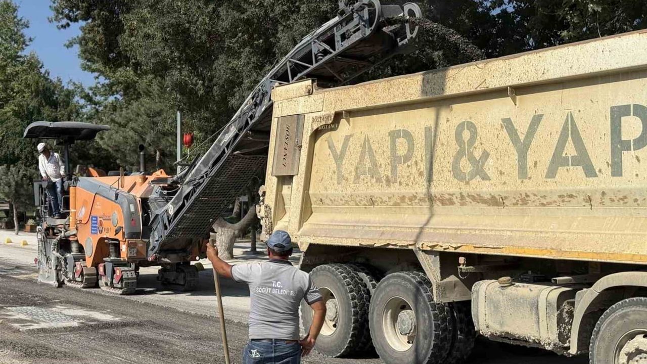 Söğüt’te arterler altyapıdan üstyapıya dönüştürülüyor