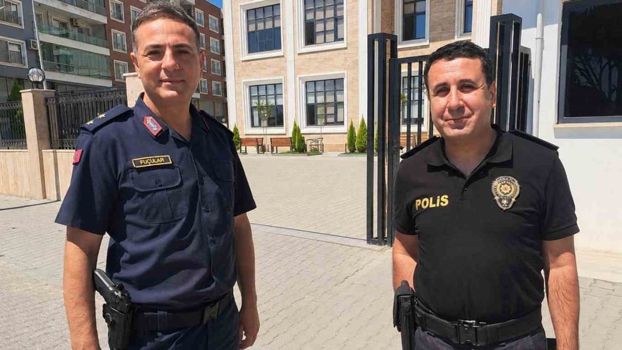 Söke'de güvenlik teşkilatında iki rütbe terfisi