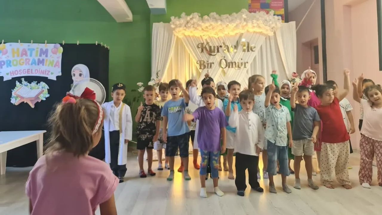 Söke'de miniklerin azmi hatim coşkusu getirdi