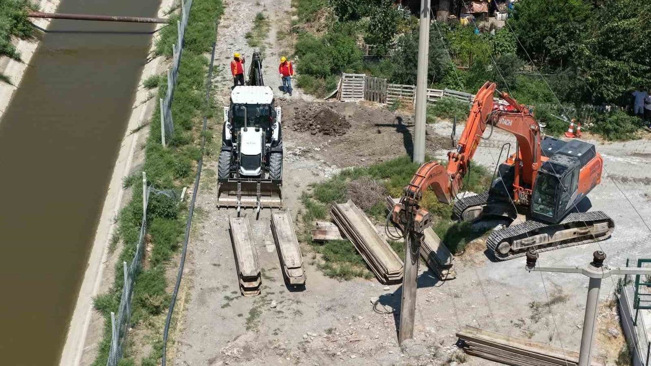 Söke'de Yenidoğan'da 75 milyonluk kanalizasyon yatırımı hız kesmeden ilerliyor