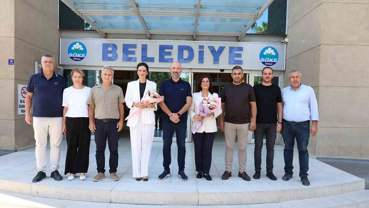 Söke için ortak adımlar: Arıkan, Çerçioğlu ve Sarıbaş belediyede buluştu
