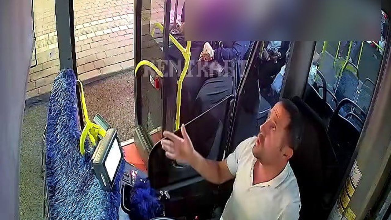 Sosyal medyada linç edilen şoförün savunması ve otobüs kayıtları gerçeği ortaya koydu