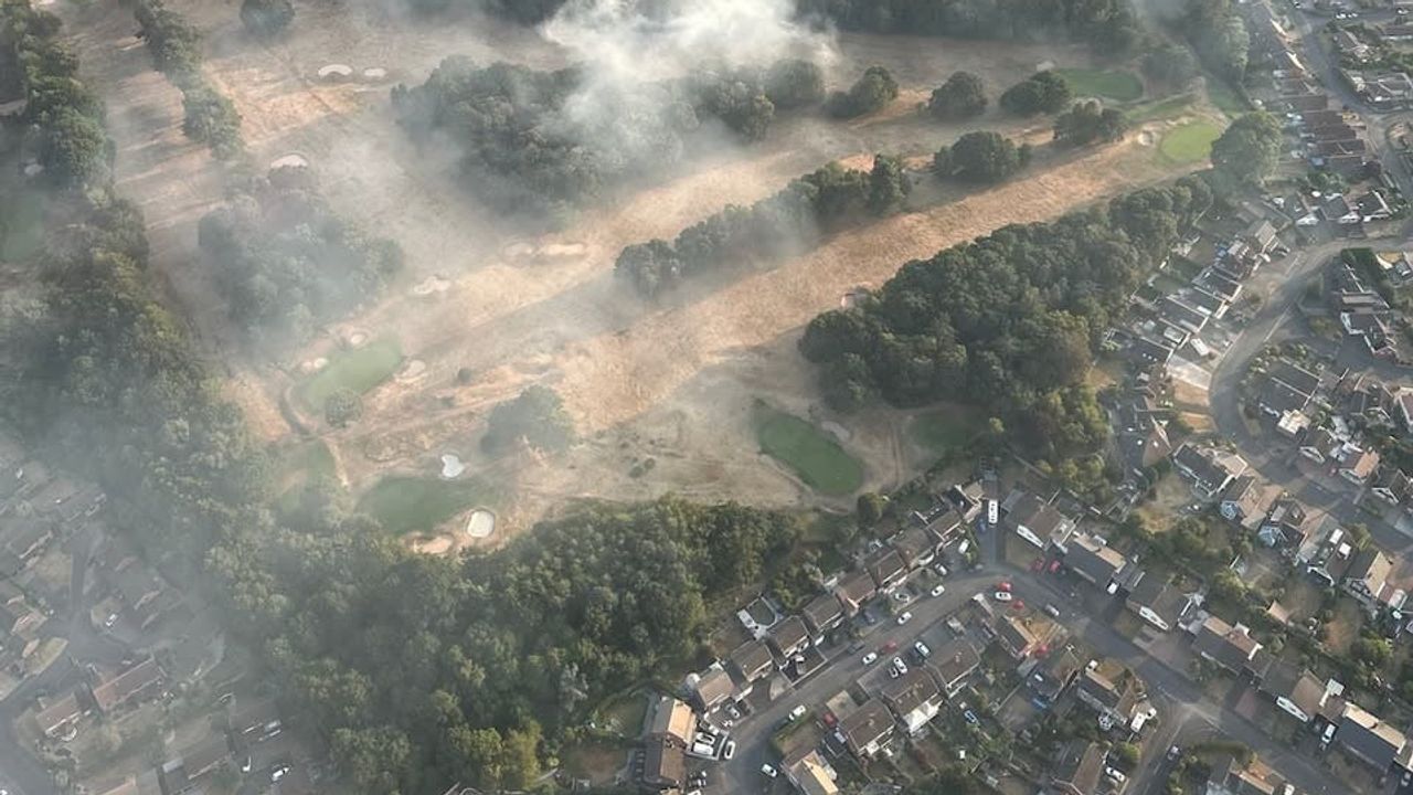 Stourbridge'de orman yangını 19 evi yok etti, bölge teyakkuzda