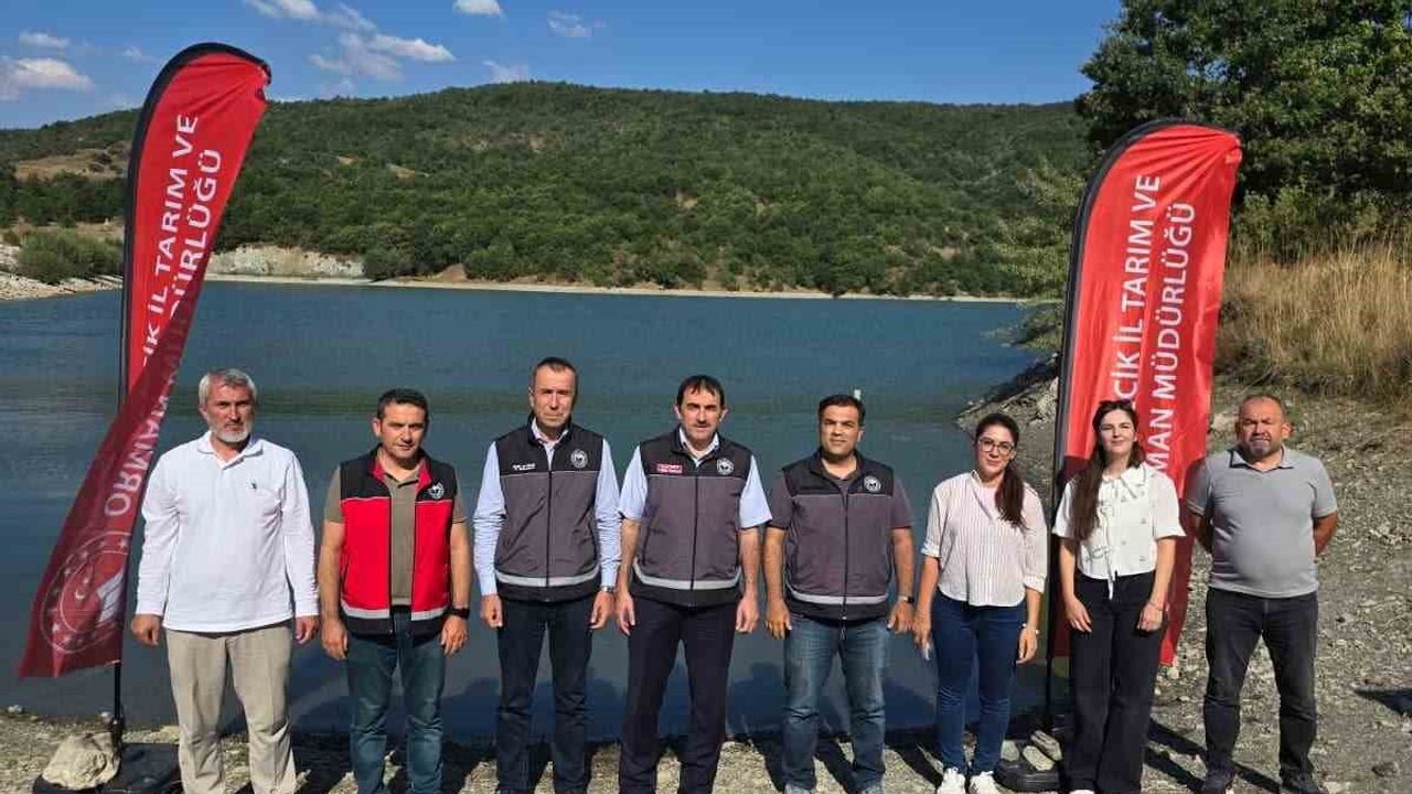 Su kaynaklarına destek: Bilecik göletlerine 512 bin sazan yavrusu bırakıldı