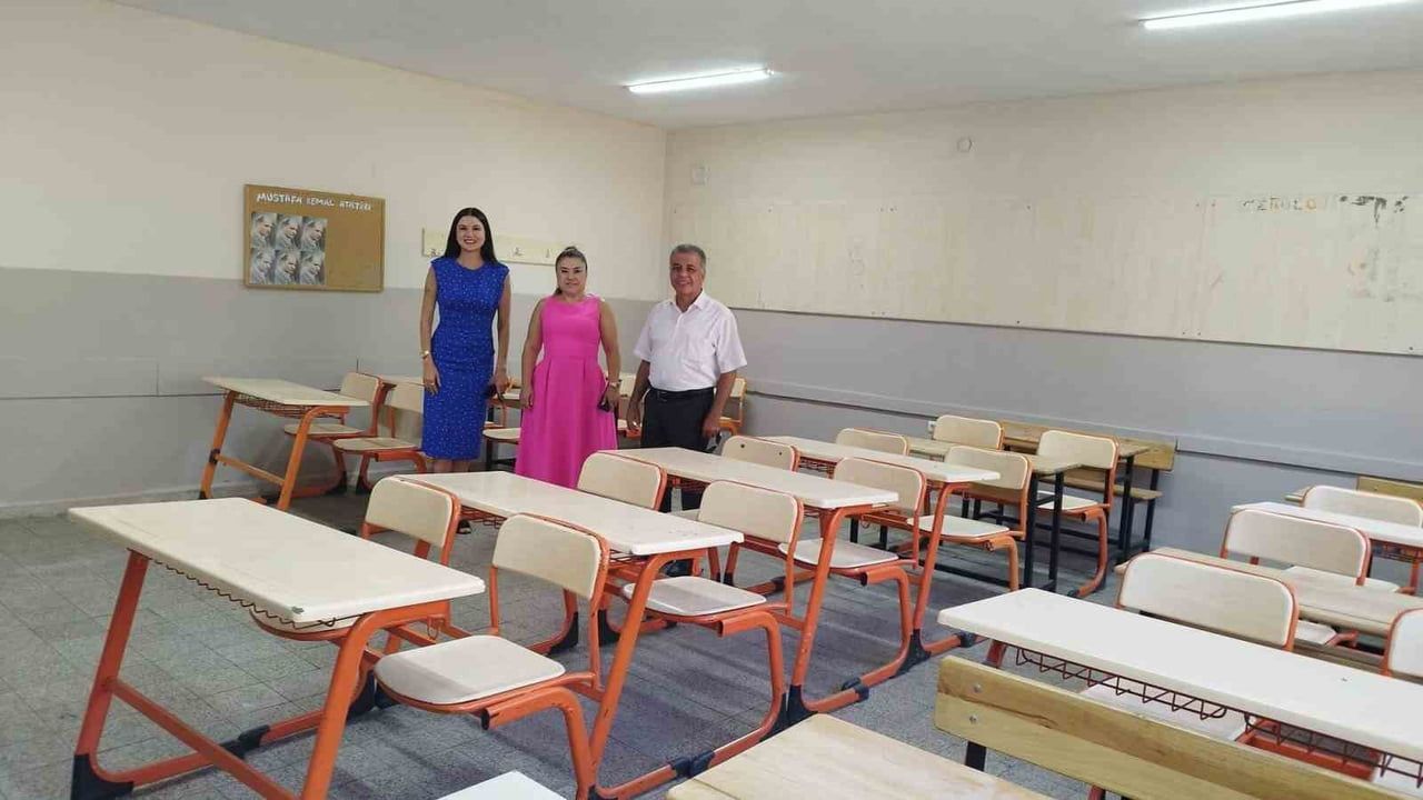 Sultanhisar'da okullar yeni eğitim yılına son hazırlıklarını yapıyor
