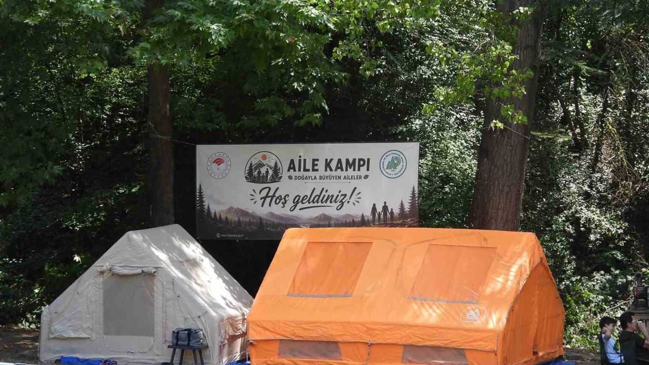 Tabiat parkında kamp günleri: Zonguldaklı ailelerin doğa buluşması