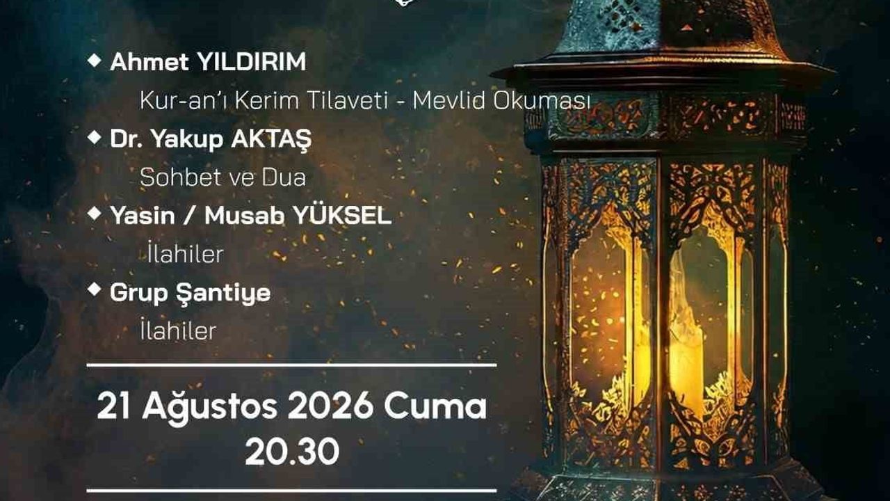 Talas'ta mevlid kandili için birlik ve maneviyat gecesi